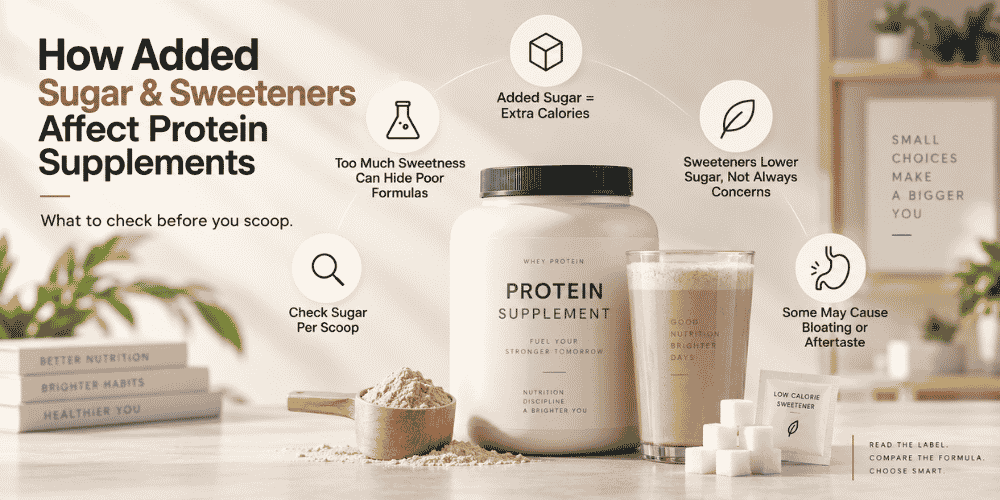 QNT How added suga and sweeteners affect protein supplements